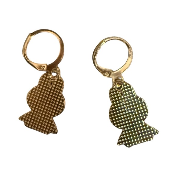 Lububu gold hoop clasp earrings assorted colors10 for all 10 - Picture 4 of 4